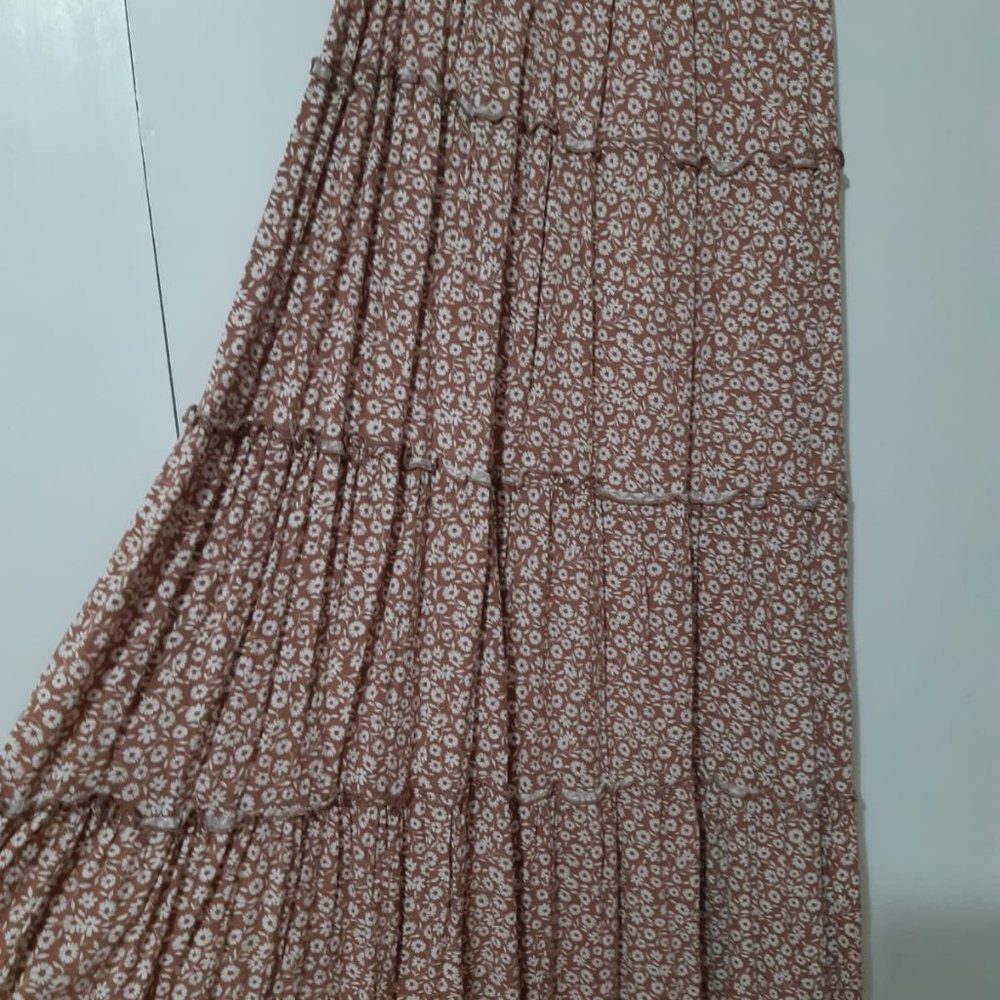 Beautiful Tiered Maxi Skirt